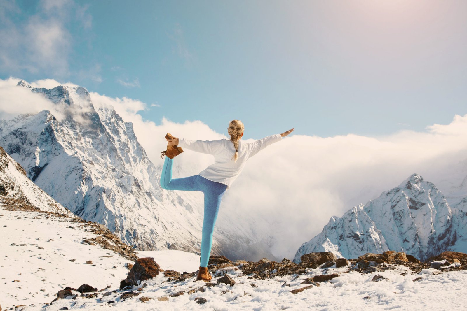 The ski and yoga week