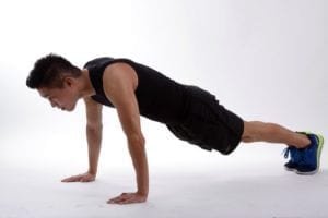 plank pose