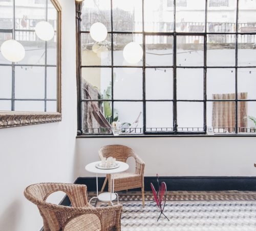 yoga retreats barcelona - centre patio outlook