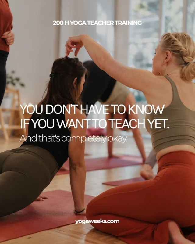 You don’t have to know if you want to teach yet.
Really.Not everyone starts a Yoga Teacher Training knowing they want to become a teacher.
Some want to understand their practice more deeply. Some want to explore yoga beyond asana. Some are looking for a challenge or a moment of change.
And some discover they want to teach along the way.A Teacher Training can prepare you to teach. But it can also completely change the way you practise.You don’t need to have the answer before you begin.
Maybe you just need to be curious enough to start.200h Yoga Teacher Training: November 1st — December 1st — Barcelona · Training in English. Limited spots available — maximum 14 students | Discover more through the link in bio.#yogateachertraining #200ytt #yoga #yogabarcelona #teachertraining